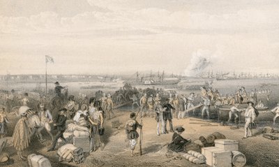 Disembarkation of the expedition to Kertch and the blowing up of St Paul